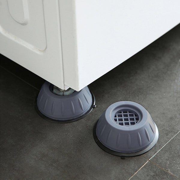 KIT pés anti vibração para máquina de lavar - Borracha amortecedora silenciosa
